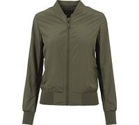 Build Your Brand Veste bomber pour femme en nylon Olive Taille L EU