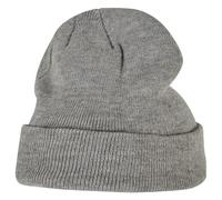 Build Your Brand Bonnet en Tricot épais, Gris, Taille Unique Mixte