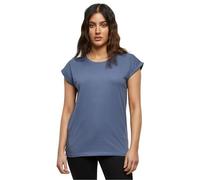 Build Your Brand By021-ladies Extended Shoulder Tee T-Shirt, Bleu Vintage, XL Femmes