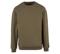 Build Your Brand By075 Sweat à col Rond pour Homme, Olive, Taille L, Vert Olive, L