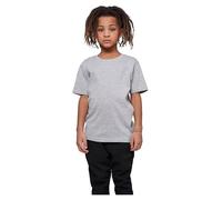 Build Your Brand By116-kids Basic Tee T-Shirt, Gris, 134-140 cm Fille