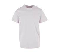 Build Your Brand By190-acid Washed Round Neck Tee T-Shirt, Soft Lilac, M Hommes