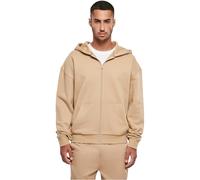 Build Your Brand By192-Ultra Heavy Zip Hoody Sweatshirt Capuche, Beige Union, S Homme