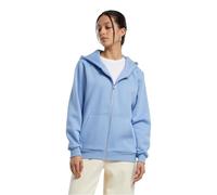 Build Your Brand Fluffy Full Zip Sweatshirt Bleu L Femme