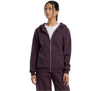 Build Your Brand By290-ladies Fluffy Zip Hoody Sweat-Shirt à Capuche, Plumpurple, 5XL Femme
