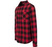 Build Your Brand Chemise en flanelle contrôlée BY031 - Chemise double poitrine e