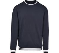 Build your Brand Collège Sweat Ras Du Cou Homme Pull Col Imprimable