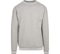Build your Brand Collège Sweat Ras Du Cou Homme Pull Col Imprimable