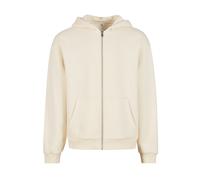 Build your Brand Duveteux Fermeture Éclair Capuche Homme Pull à Imprimable Chaud