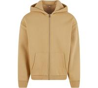 Build your Brand Duveteux Fermeture Éclair Capuche Homme Pull à Imprimable Chaud