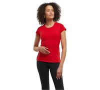 Build Your Brand Femme Bb012-ladies Basic Tee T-Shirt, Rouge Urbain, L EU
