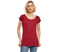 Build Your Brand Femme À Col Large pour T-Shirt, Bordeaux, XXL EU
