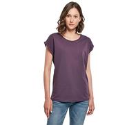 Build Your Brand Femme By021-ladies Extended Shoulder Tee T-Shirt, Purplenight, 4XL EU