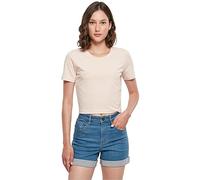 Build Your Brand Femme Court pour T-Shirt, Rose, L EU