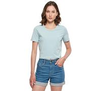 Build Your Brand T- Shirt Court pour Femme, Turquoise