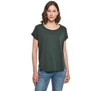 Build Your Brand T- Shirt Long pour Femme, Vert Bouteille, XL