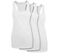 Build Your Brand Femmes Débardeur Ample 3-Pack Haut T-Shirt Sport