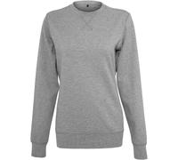 Build your Brand Femmes Léger Col Pull Femmes Pull Halfbrushed Polaire