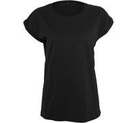 Build Your Brand Femmes T-Shirt À Épaules Élargies En Coton Personnalisable