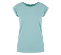 Build Your Brand Femmes T-Shirt À Épaules Élargies En Coton Personnalisable