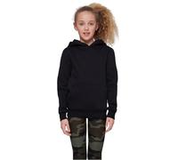 Build Your Brand Fille By117-basic Kids Hoody Sweat À Capuche, Noir, 158-164 EU