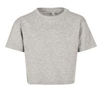 Build Your Brand Girls Cropped Jersey Tee T-Shirt Garçon