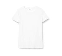Build Your Brand Girls Short Sleeve Tee T-Shirt, Blanc, 110-116 Garçon