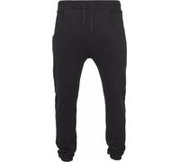 Build Your Brand Herren Pantalon de survêtement lourd à entrejambe profond RW5679 (M) (Schwarz)