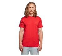 Build Your Brand Homme Bb010-basic Round Neck T-Shirt Basique À Col Rond, Rouge Urbain, S EU