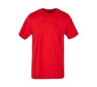 Build Your Brand Homme Bb010-basic Round Neck T-Shirt Basique À Col Rond, Rouge Urbain, S EU