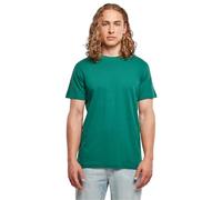 Build Your Brand T- Shirt Basique à col Rond, Vert, S Homme