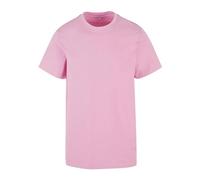 Build Your Brand By190-acid Washed Round Neck Tee T-Shirt, Rose Doux, XXL Hommes