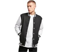 Build Your Brand Veste College Sweat Homme Multicolore (Blk/Wht 00050) L