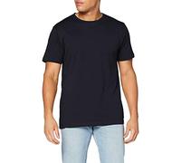 Build Your Brand Homme T-shirt Léger À Col Rond T shirt, Bleu Marine, 4XL EU