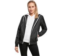 Build Your Brand Ladies Windrunner Coupe-Vent, Noir/Blanc, 5X-Large Femme