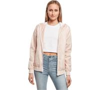 Build Your Brand Ladies Windrunner Coupe-Vent, Rose Clair/Blanc, M Femme