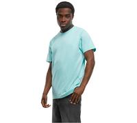 Build Your Brand T-Shirt Basique à col Rond en Coton pour Homme - Coupe Droite - Tailles XS à 5XL, Bleu béryle, 4XL