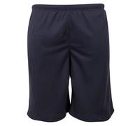 Build Your Brand Mesh Shorts, Bleu Marine, L Homme L