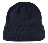 Build Your Brand Mixte Heavy Knit Bonnet, Bleu Marine, Taille Unique EU