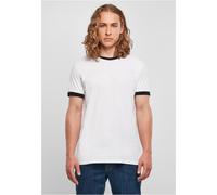 Build Your Brand Ringer Tee Hommes T-Shirt En Coton Imprimable Regular Haut