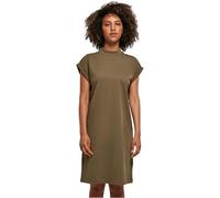 Build Your Brand Robe à épaules longues pour femme Olive Taille M