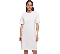 Build Your Brand - Robe T-Shirt Ourlet fendu pour femme RW8598 (XL) (Blanc)