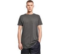 Build Your Brand Shaped Long Tee T-Shirt, Anthracite, 3XL Homme