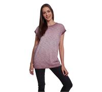 Build Your Brand Spray Dye Extended Shoulder Short Sleeve Crew Neck T-shirt L