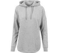 Build Your Brand Sweat à capuche surdimensionné pour femme RW6479 (L) (Gris)