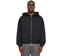 Build Your Brand Sweat à Capuche zippé des années 90 Sweatshirt, Noir, XXXXL Homme