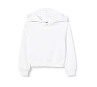 Build Your Brand Sweat-Shirt à Capuche pour Fille, Blanc., 134-140