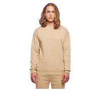 Build Your Brand Sweat-shirt à col rond basique pour homme – Beige uni – XL