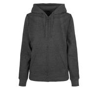 Build Your Brand Basic Full Zip Sweatshirt Gris 3XL Femme