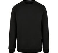 Build Your Brand - Sweat-shirt "Basic Crew Neck" pour homme RW8035 (5XL) (Noir)